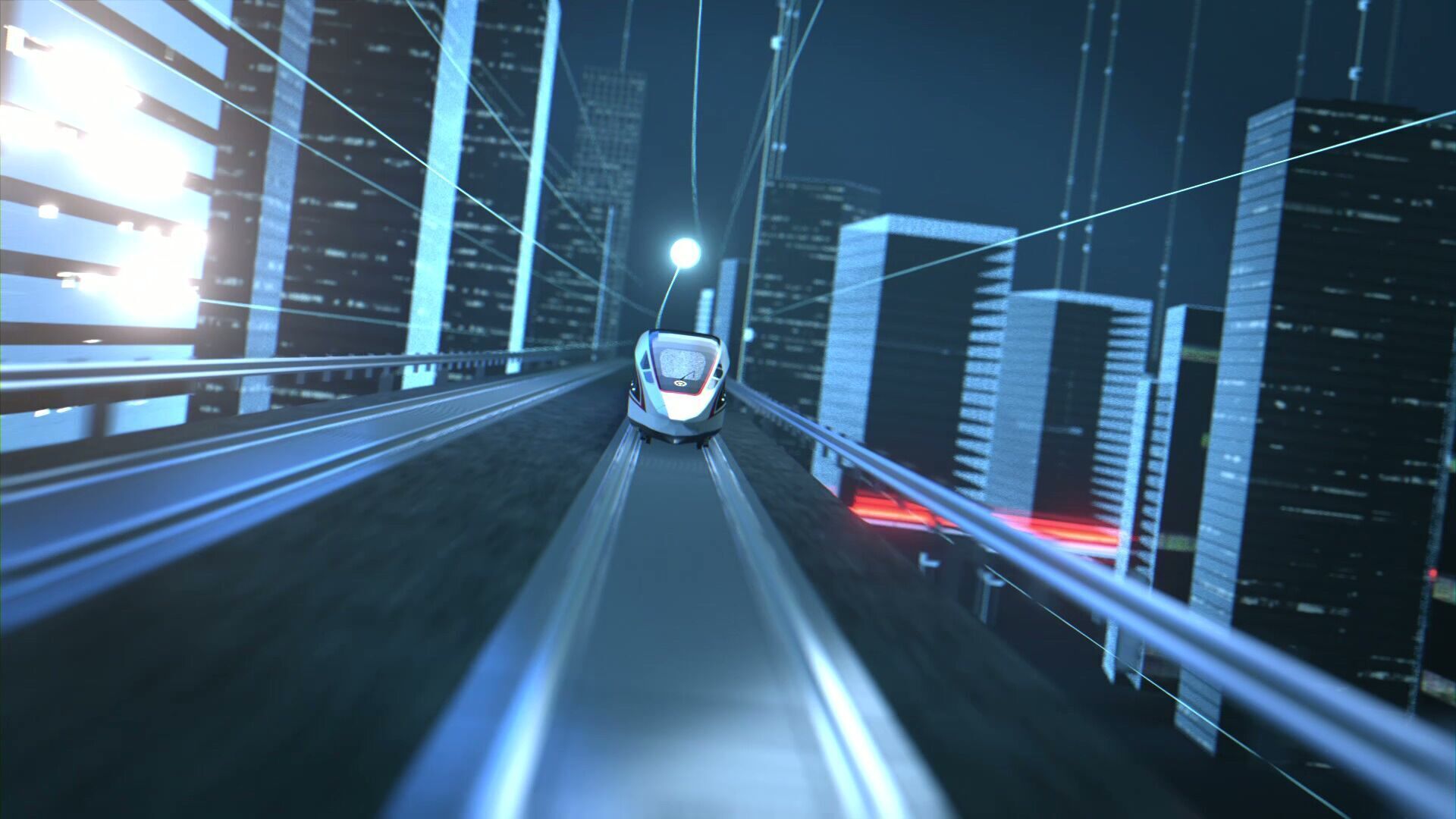 High Speed Train 3D model_10