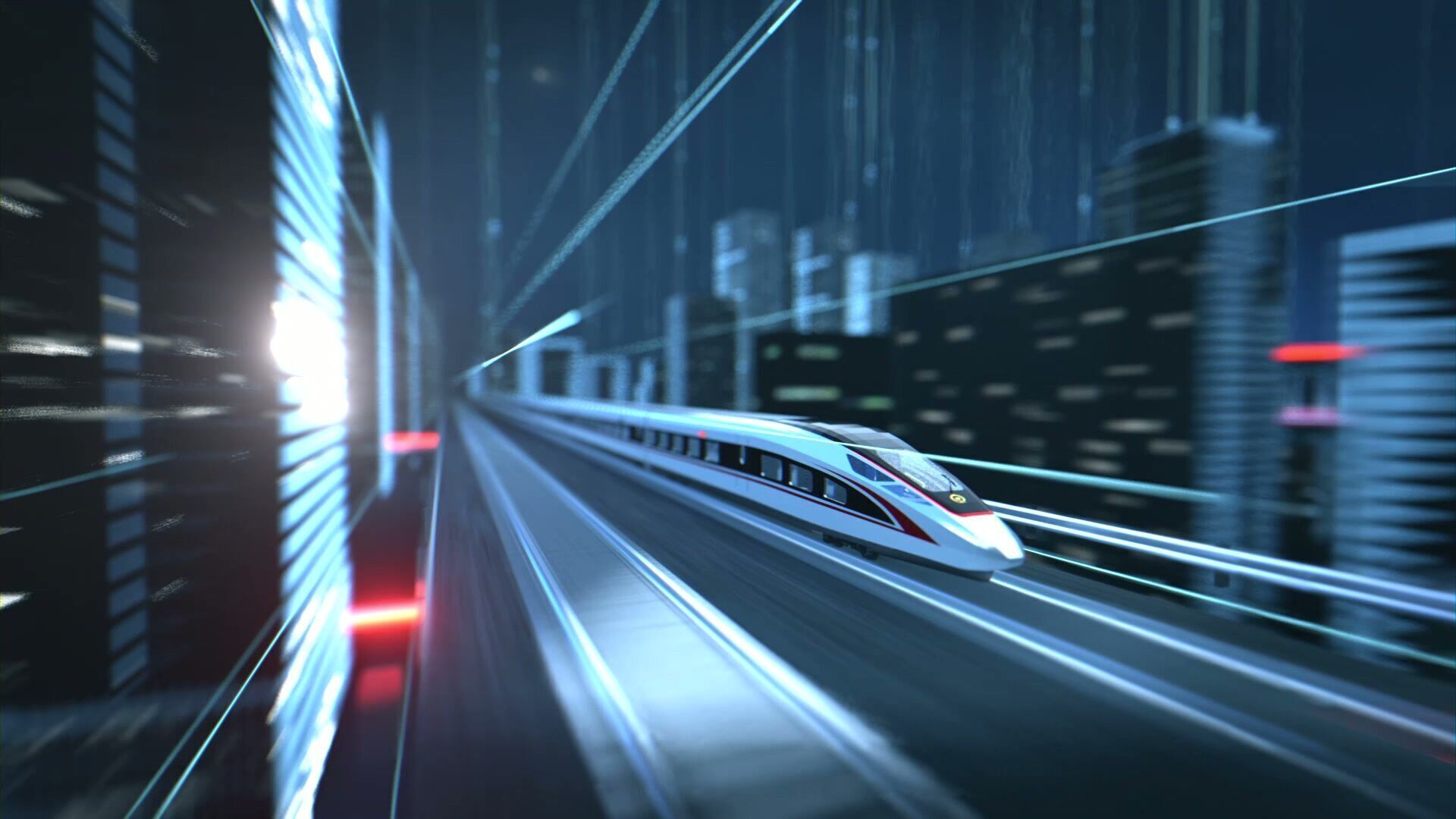 High Speed Train 3D model_5