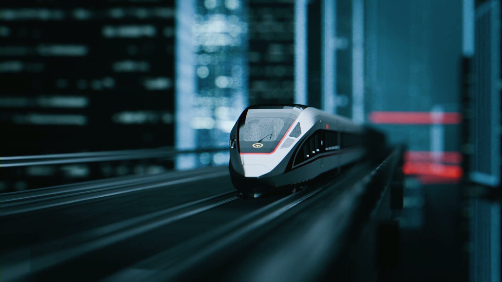 High Speed Train 3D model_8