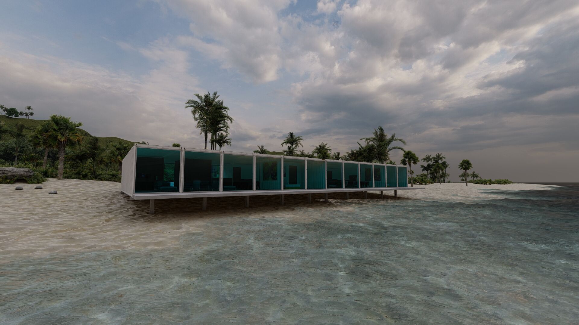 Casa Scene-villa-Temporary accommodation villa-Villa condo 3D model_4