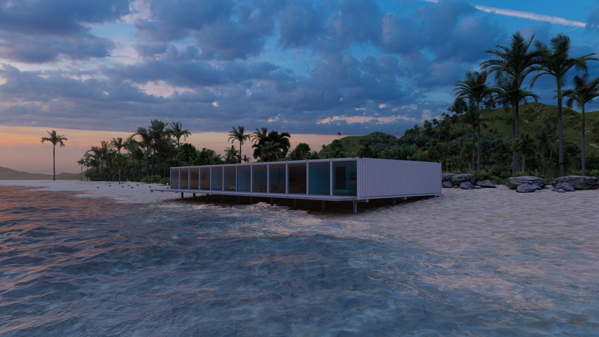 Casa Scene-villa-Temporary accommodation villa-Villa condo 3D model_5
