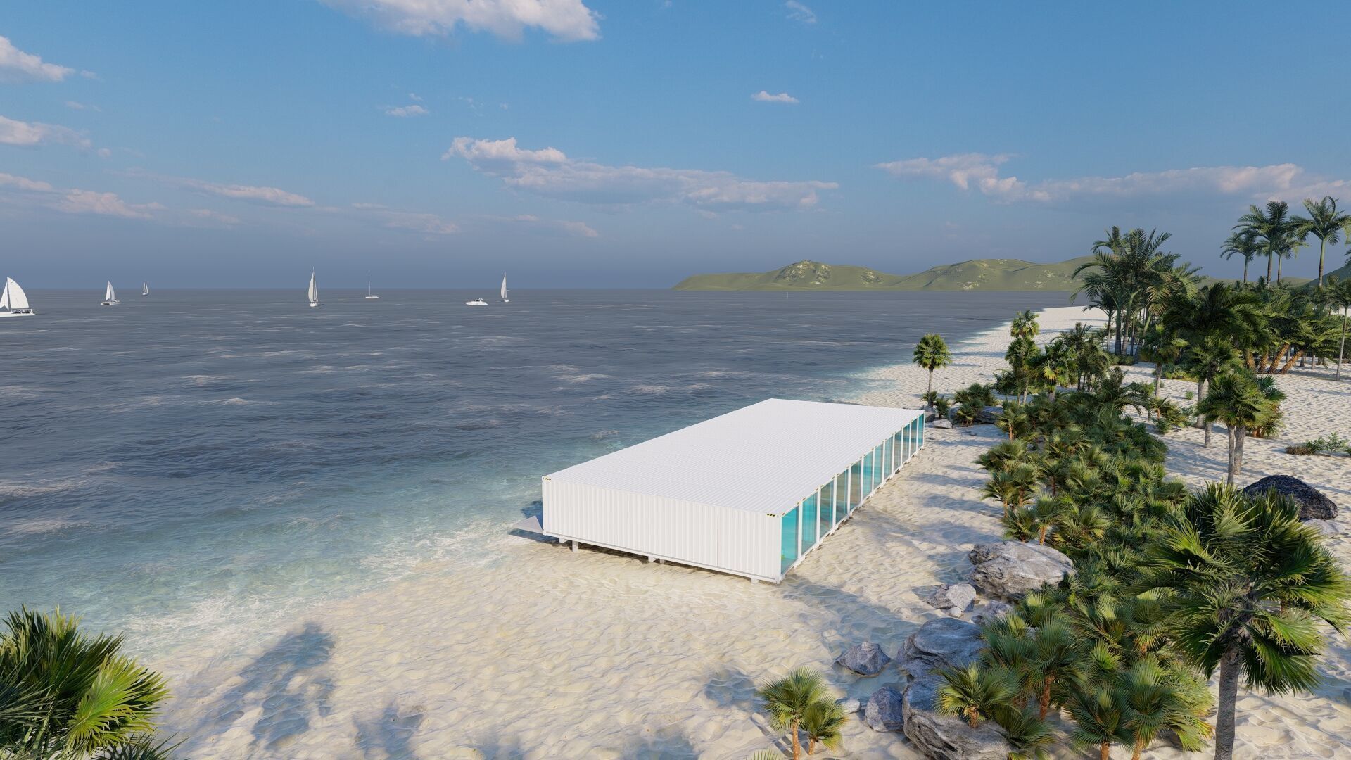 Casa Scene-villa-Temporary accommodation villa-Villa condo 3D model_17