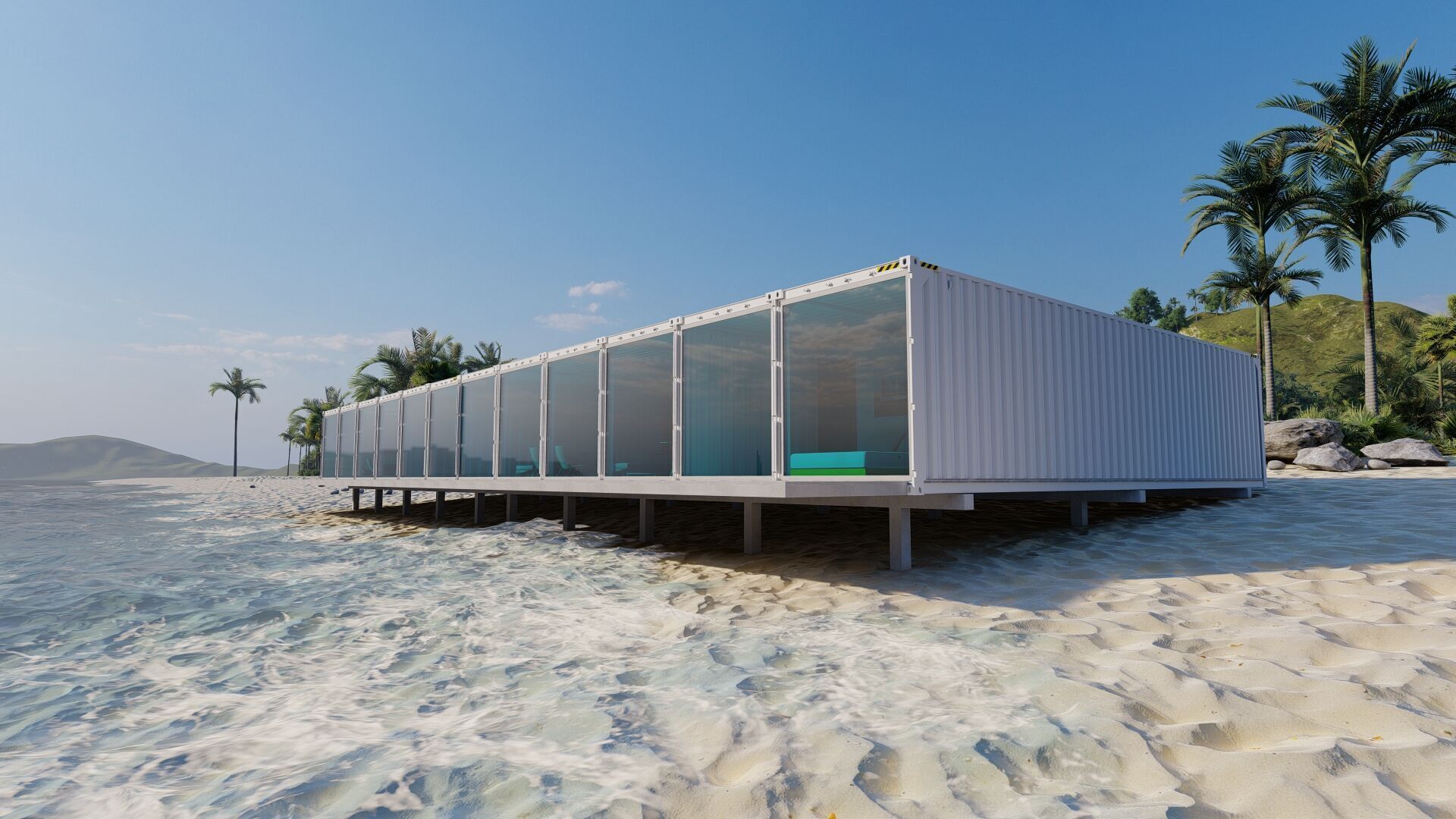 Casa Scene-villa-Temporary accommodation villa-Villa condo 3D model_9
