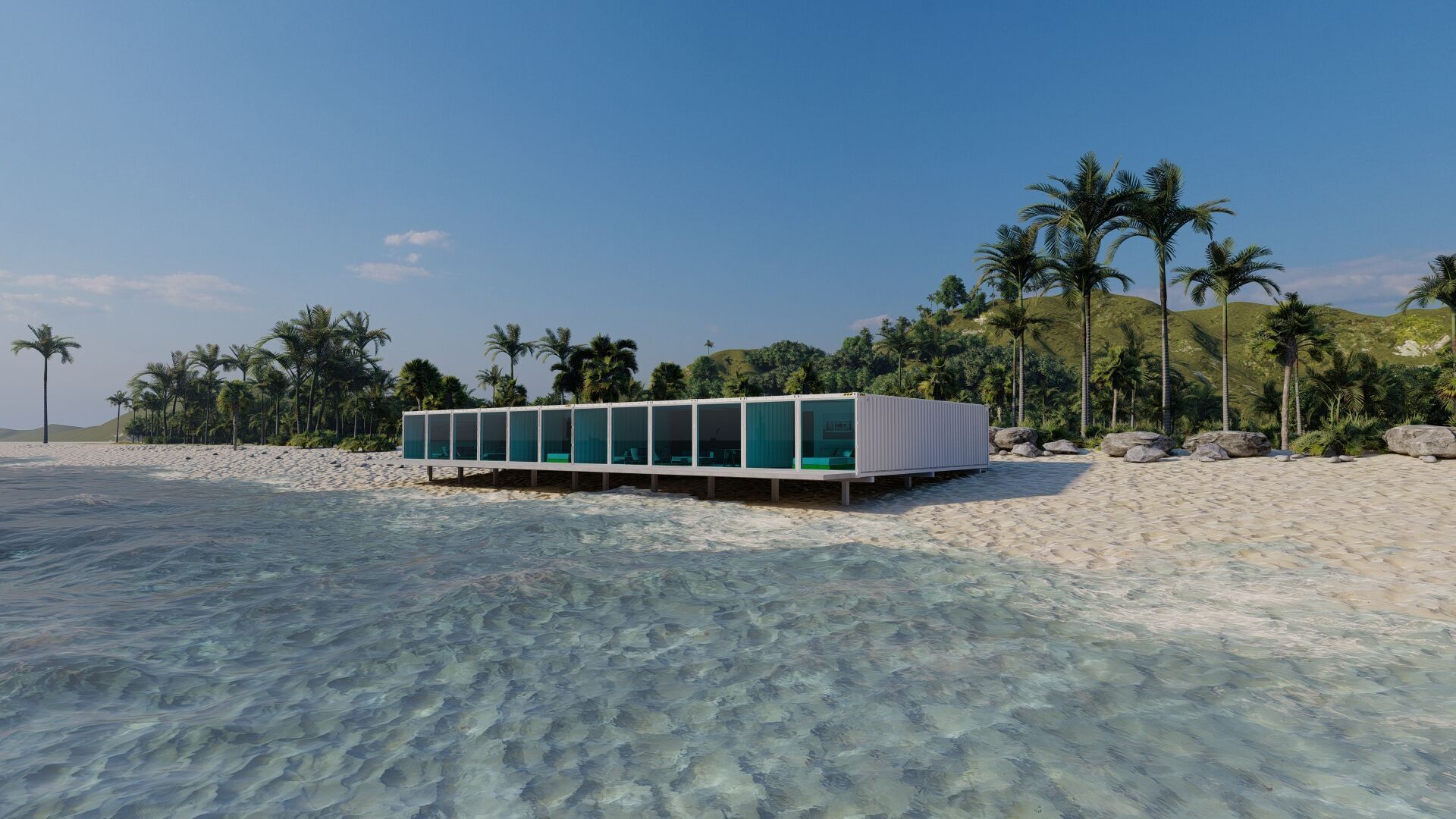 Casa Scene-villa-Temporary accommodation villa-Villa condo 3D model_21