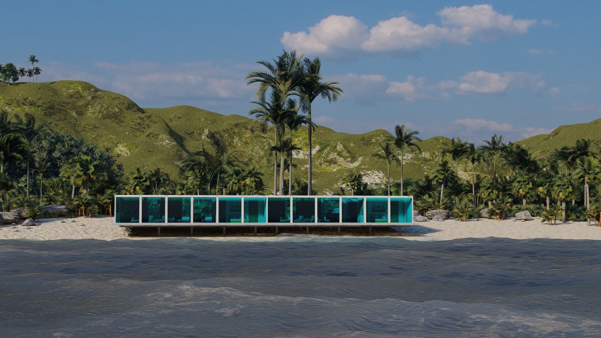 Casa Scene-villa-Temporary accommodation villa-Villa condo 3D model_12