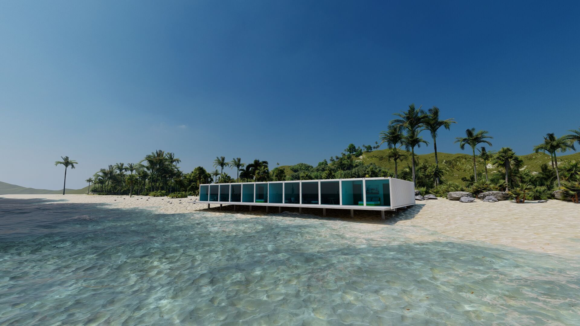 Casa Scene-villa-Temporary accommodation villa-Villa condo 3D model_11