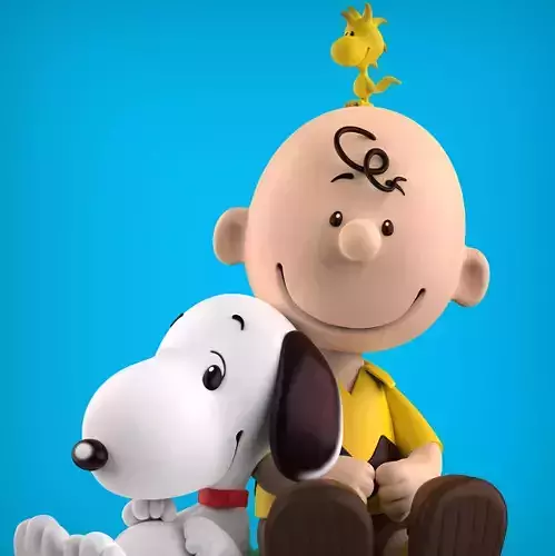 SNOOPY and CHARLIE BROWN 3D print model