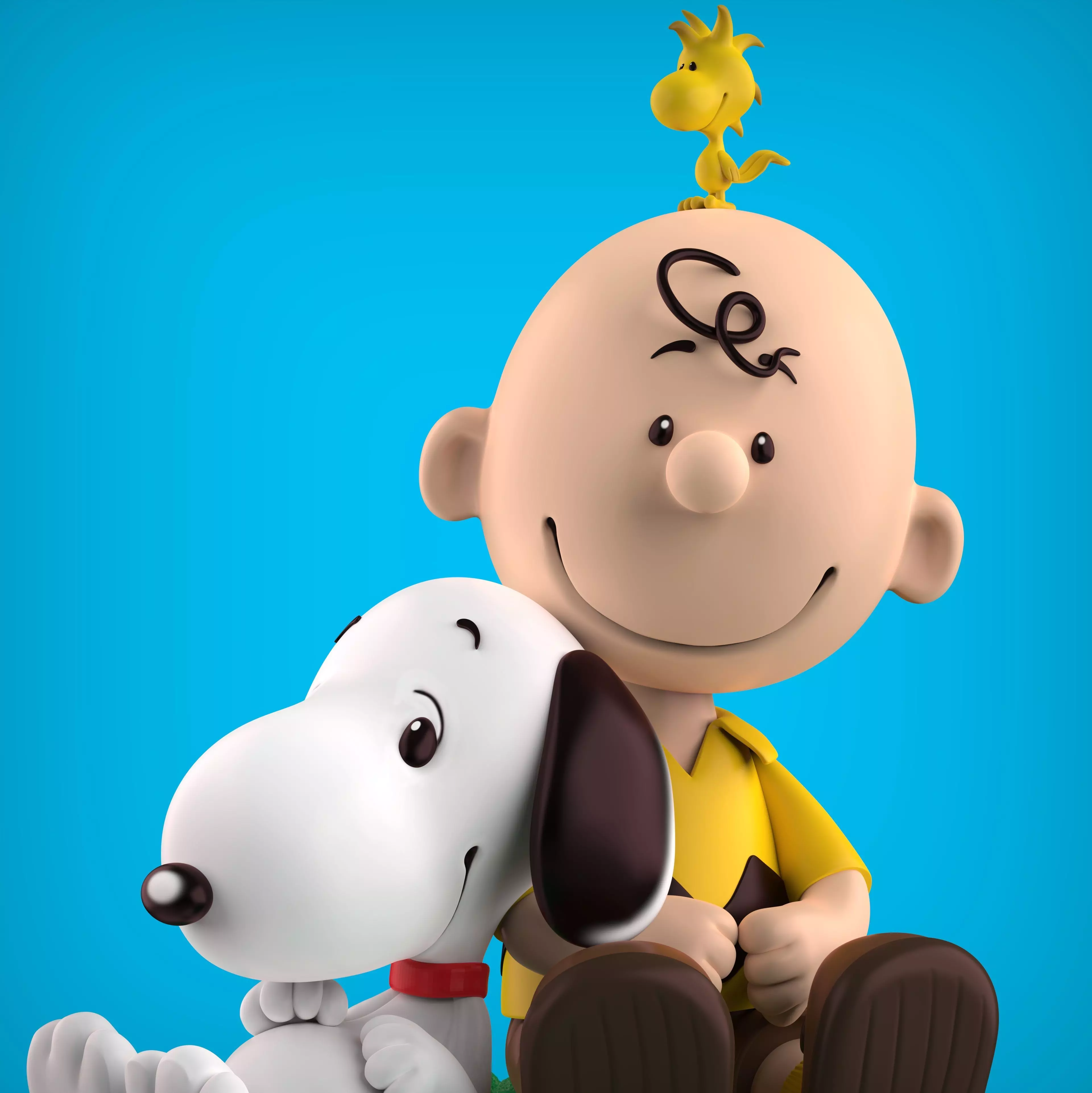 SNOOPY and CHARLIE BROWN 3D print model_0