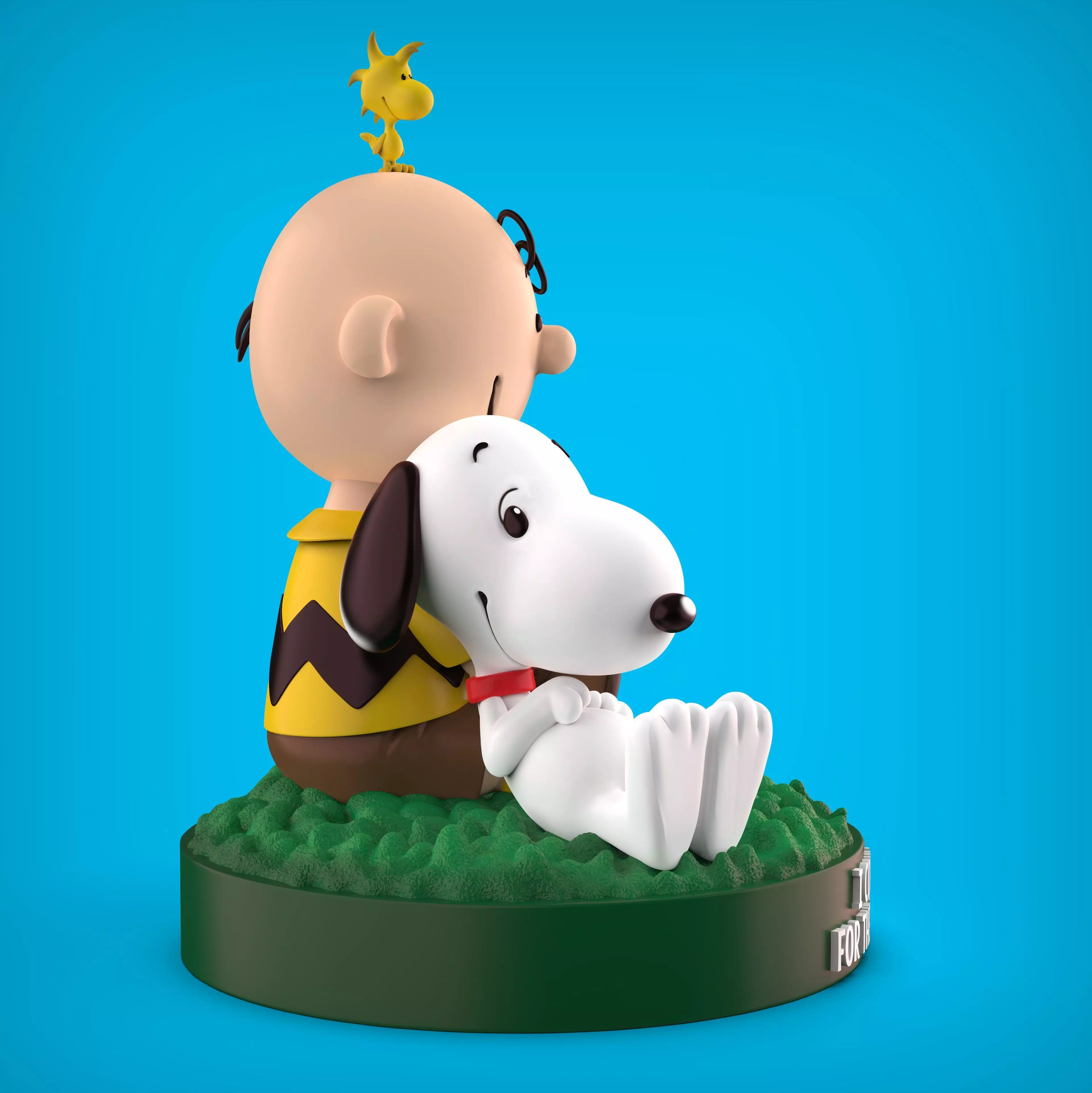 SNOOPY and CHARLIE BROWN 3D print model_2
