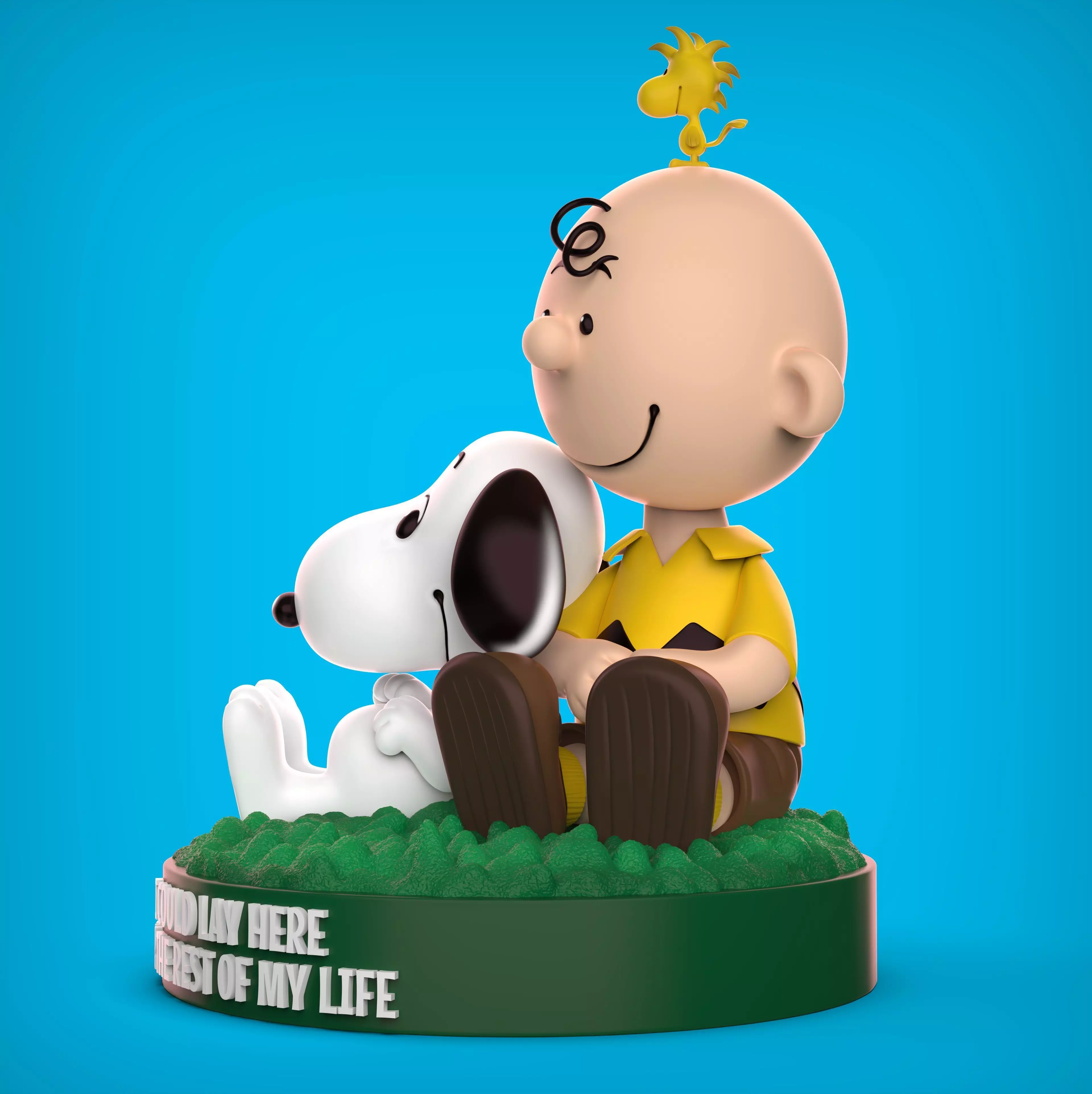 SNOOPY and CHARLIE BROWN 3D print model_6