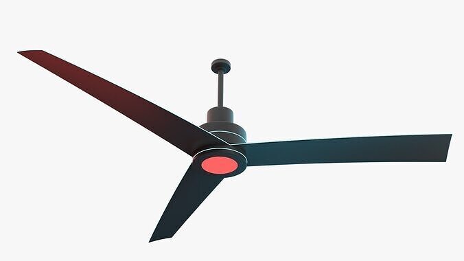Ceiling Fan Low-poly 3D model