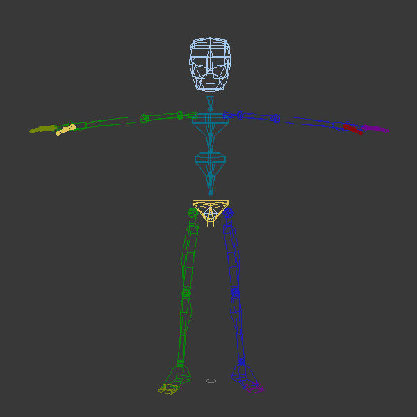 Pirate boy Cartoon Rigged  3D model_10