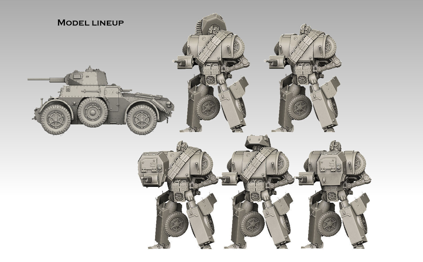 Nonforming Transformer Model Pack 3D print model_2