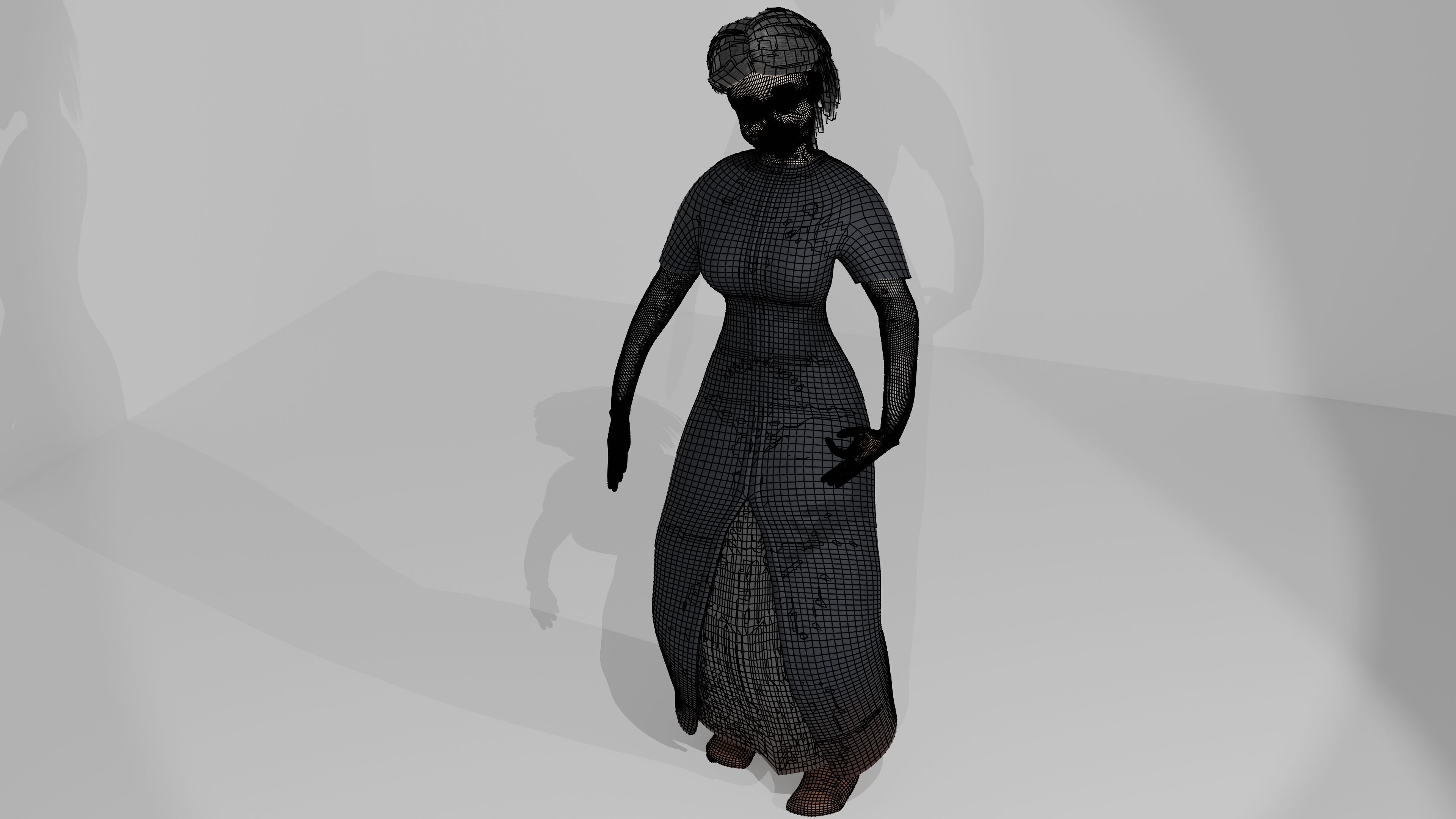 Plague Doctor 3D model_9