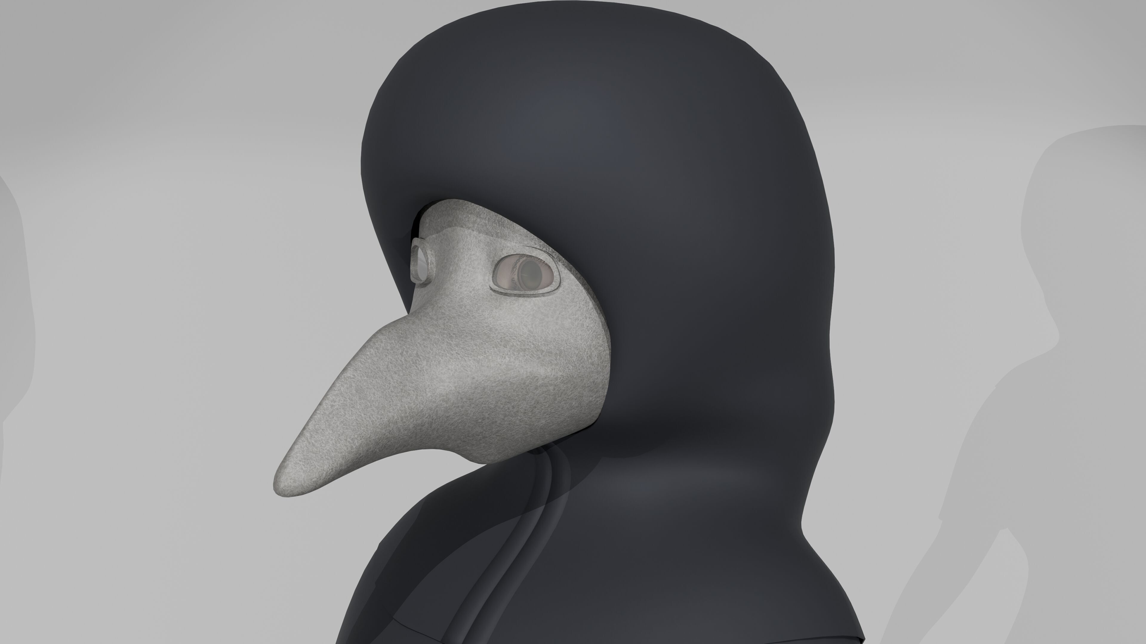 Plague Doctor 3D model_5
