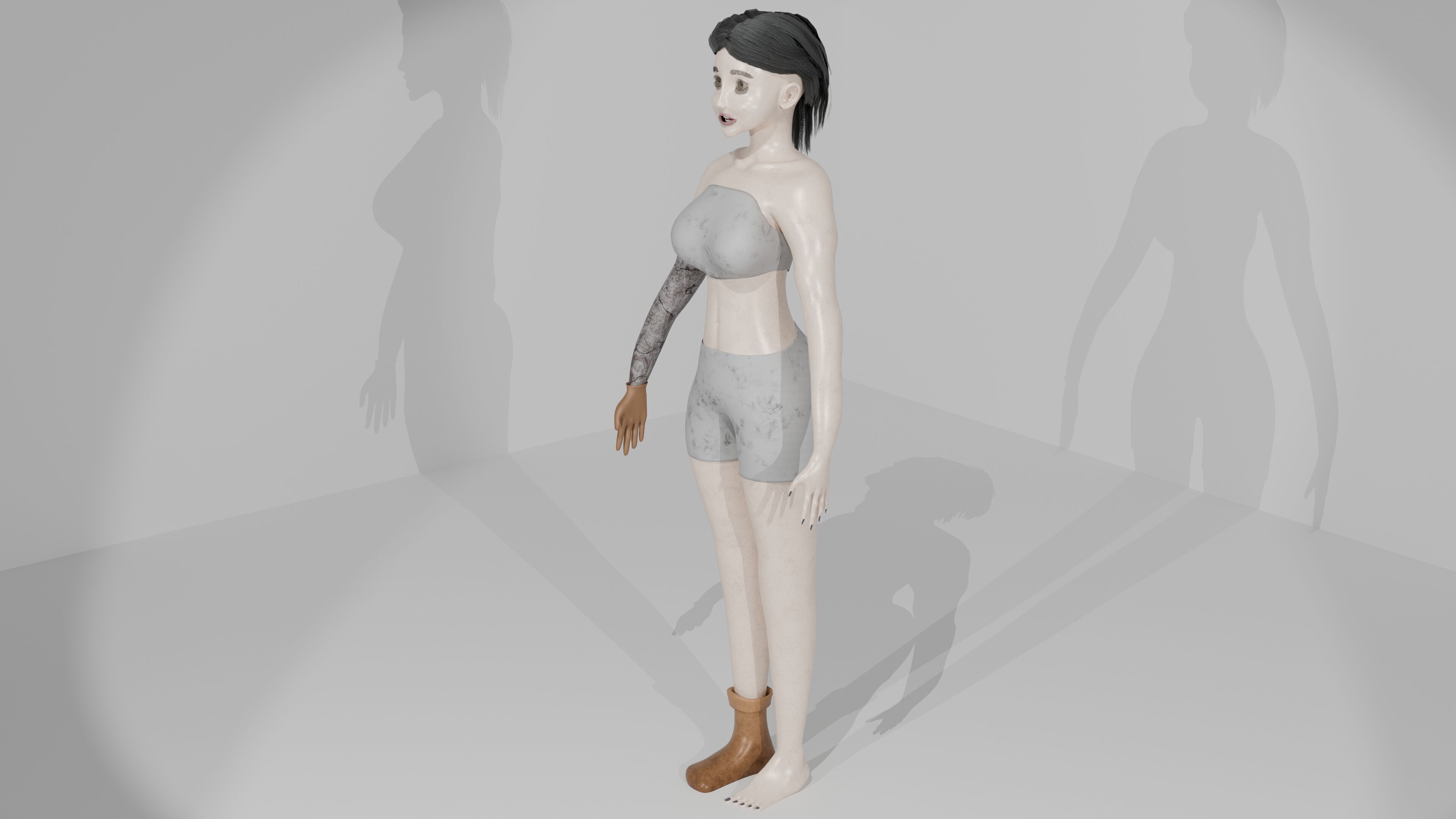 Plague Doctor 3D model_4