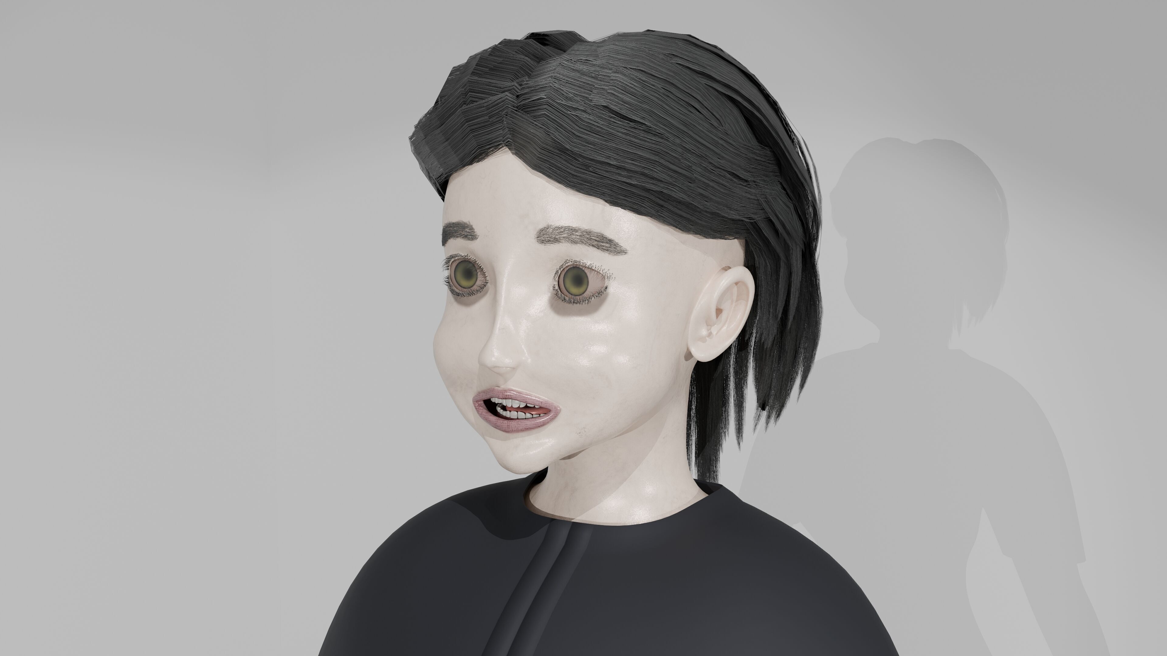 Plague Doctor 3D model_7