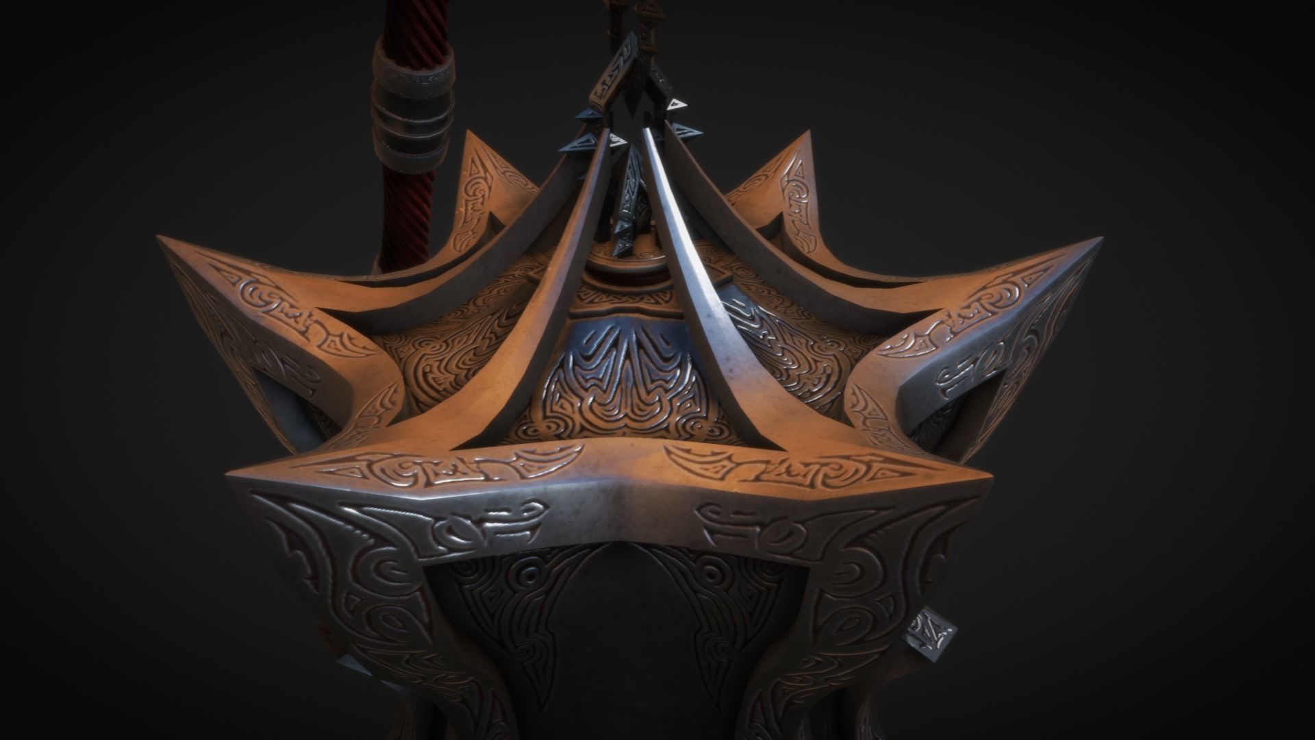 ThalDaras the Sanguine Mace 3D model_4