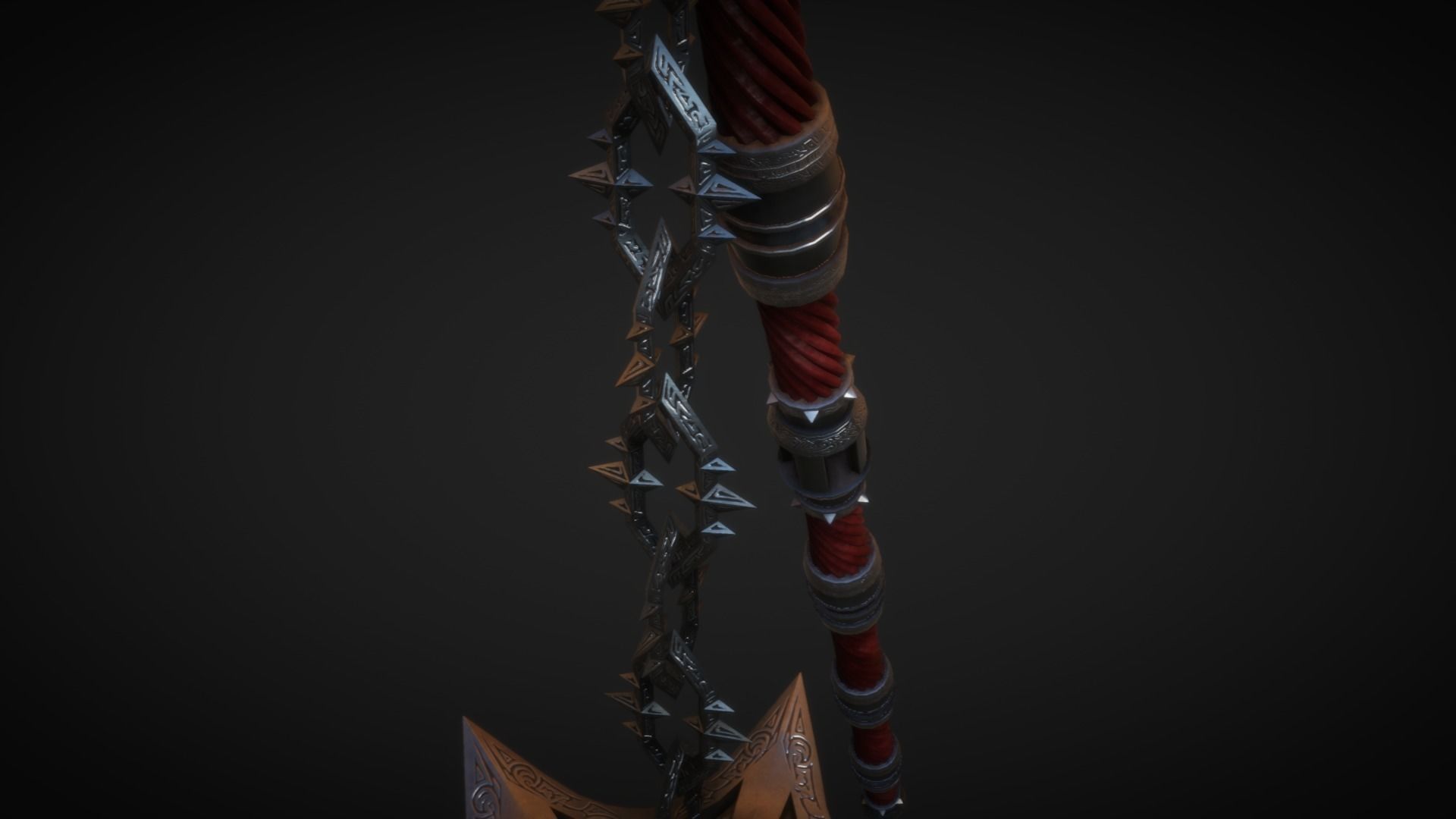 ThalDaras the Sanguine Mace 3D model_6
