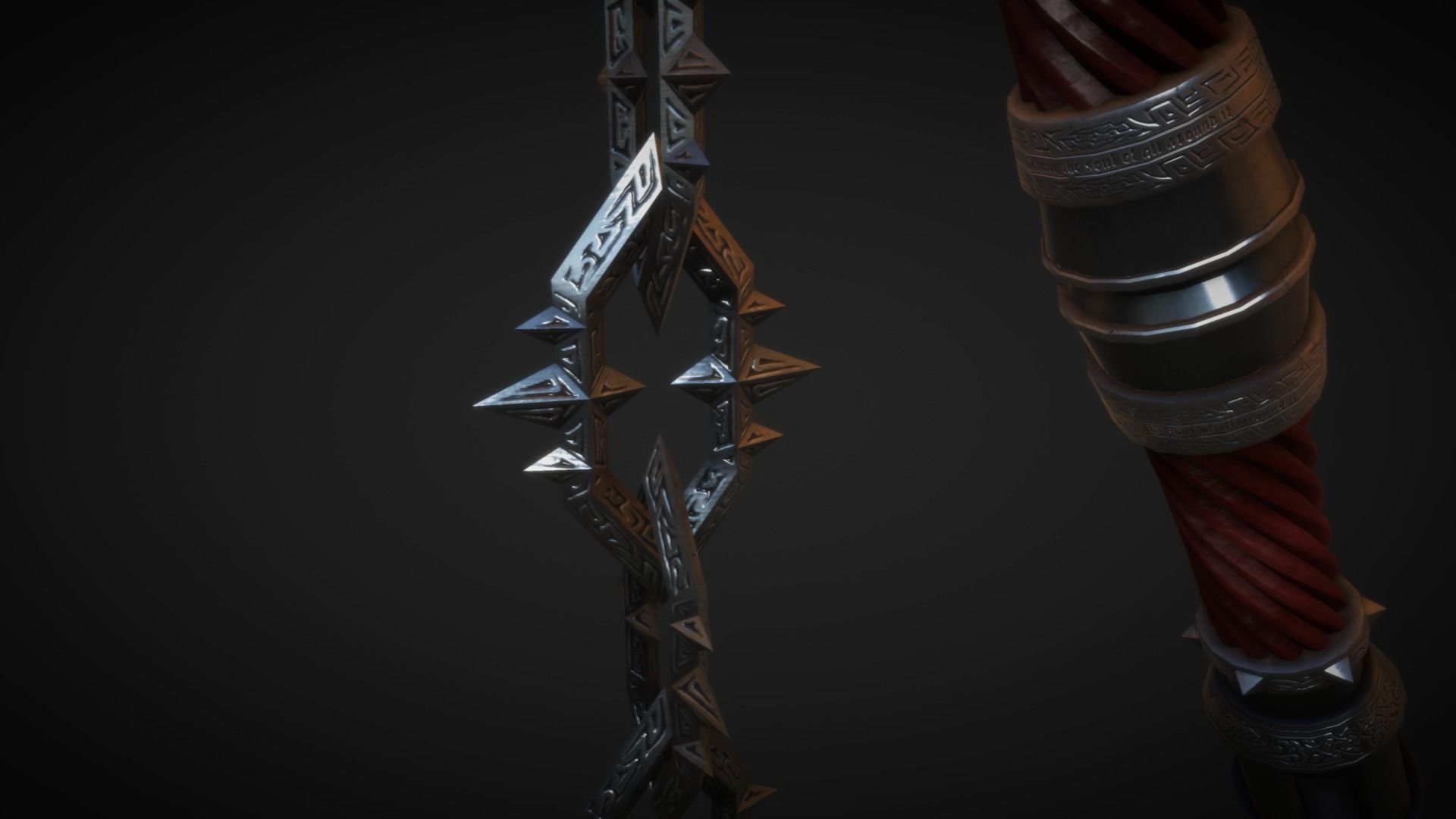 ThalDaras the Sanguine Mace 3D model_7