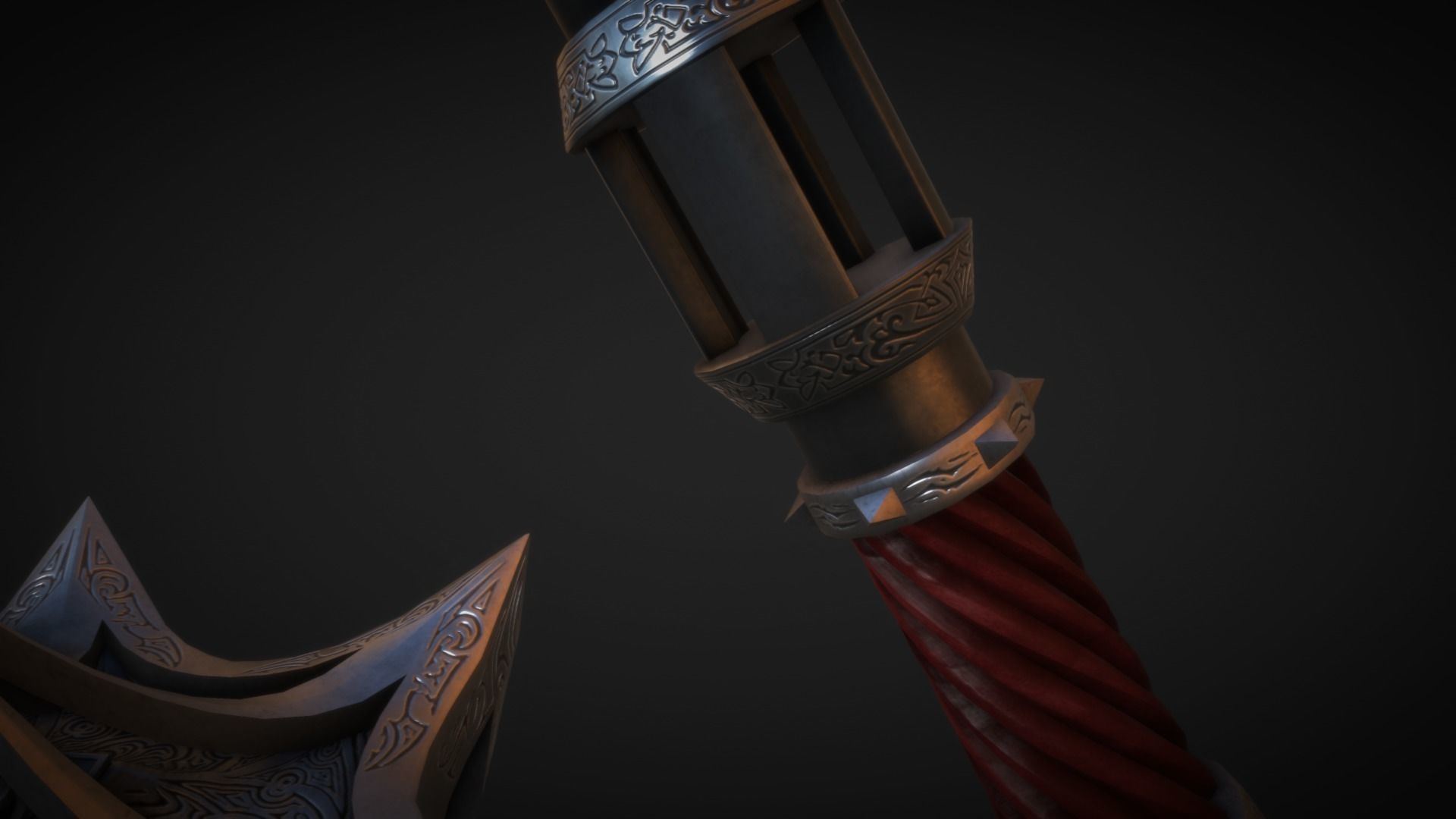 ThalDaras the Sanguine Mace 3D model_13