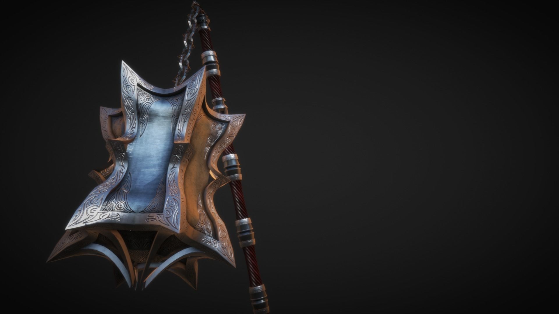 ThalDaras the Sanguine Mace 3D model_17