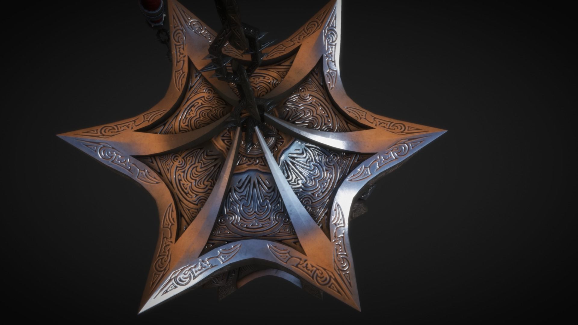 ThalDaras the Sanguine Mace 3D model_5
