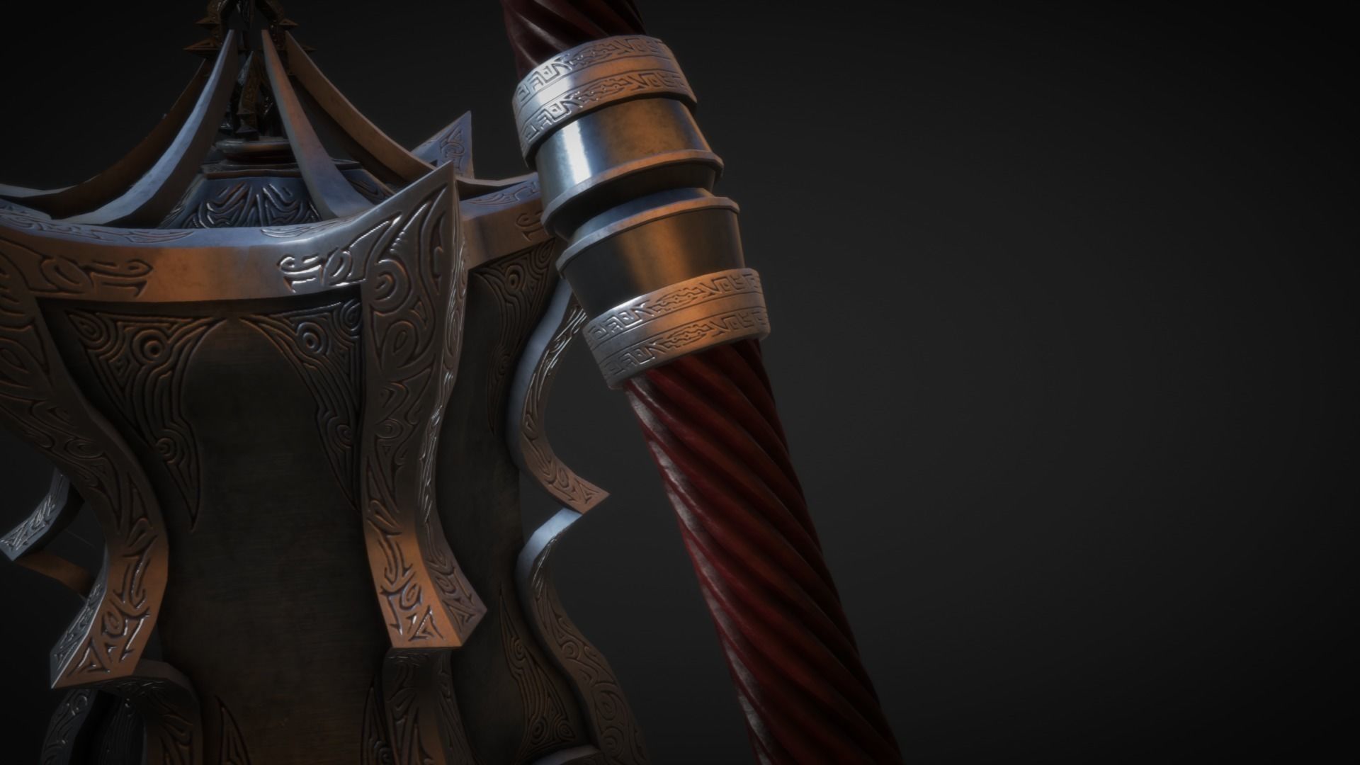 ThalDaras the Sanguine Mace 3D model_16