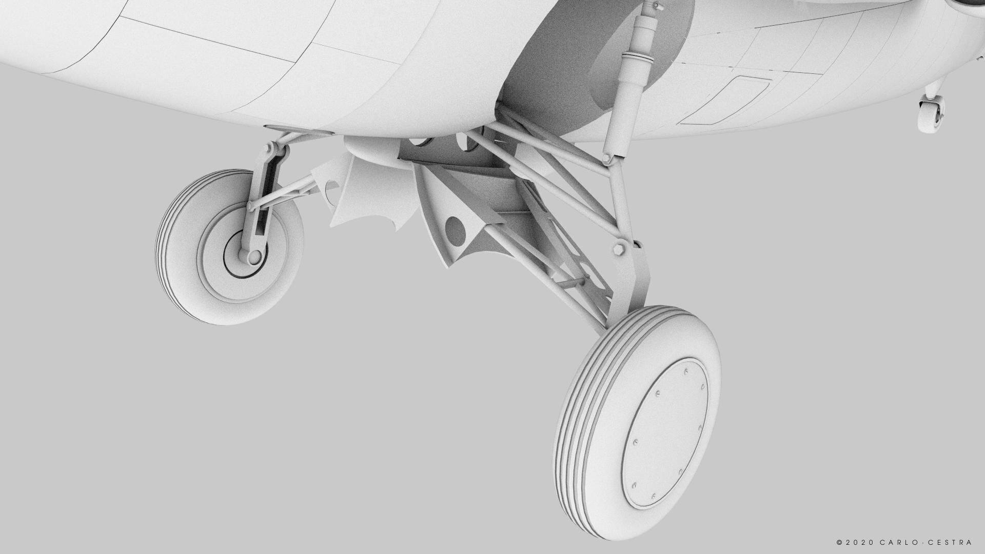 F4F-4 9-GF-7 - Not rigged Low-poly 3D model_36