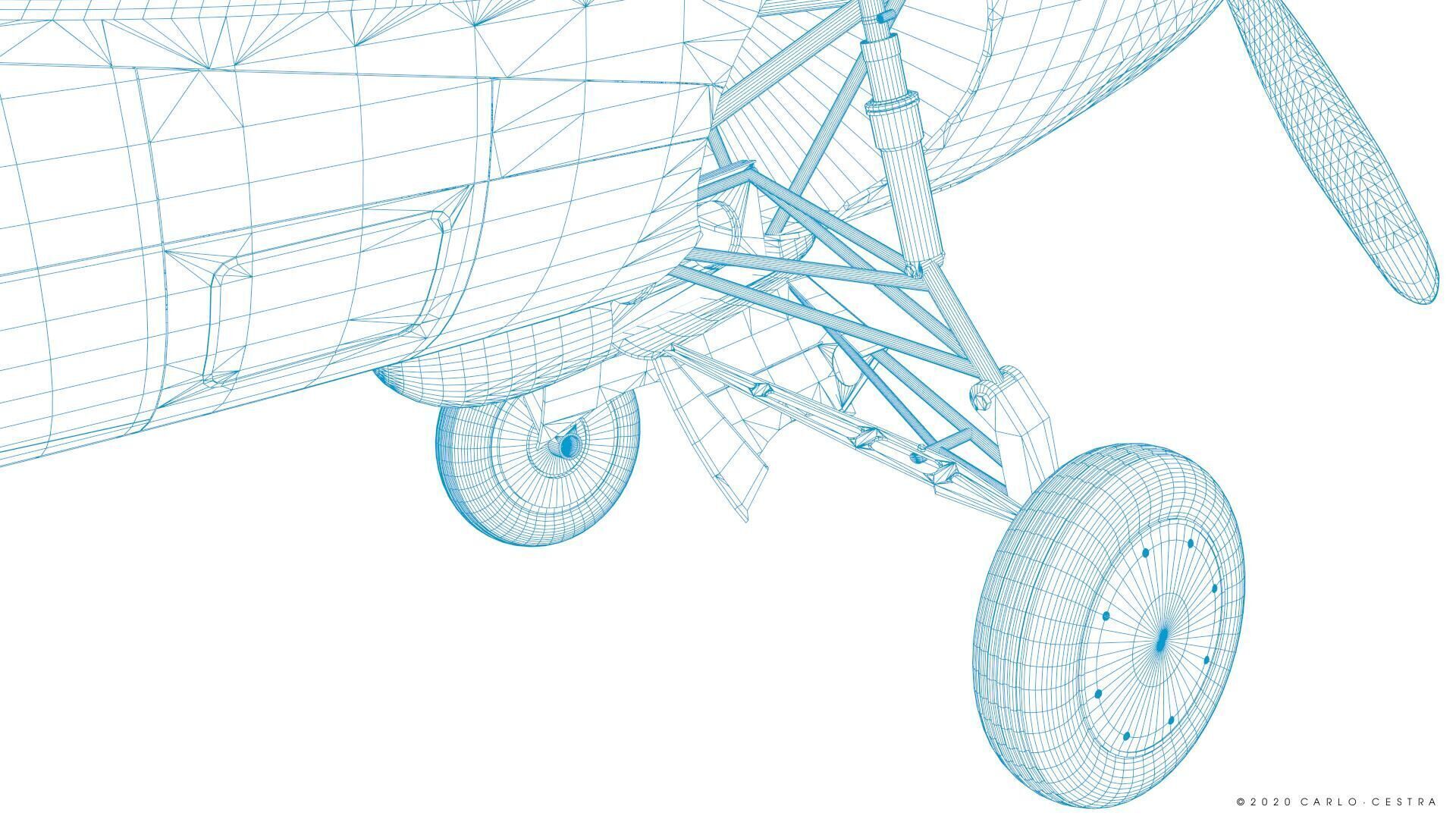 F4F-4 9-GF-7 - Not rigged Low-poly 3D model_62