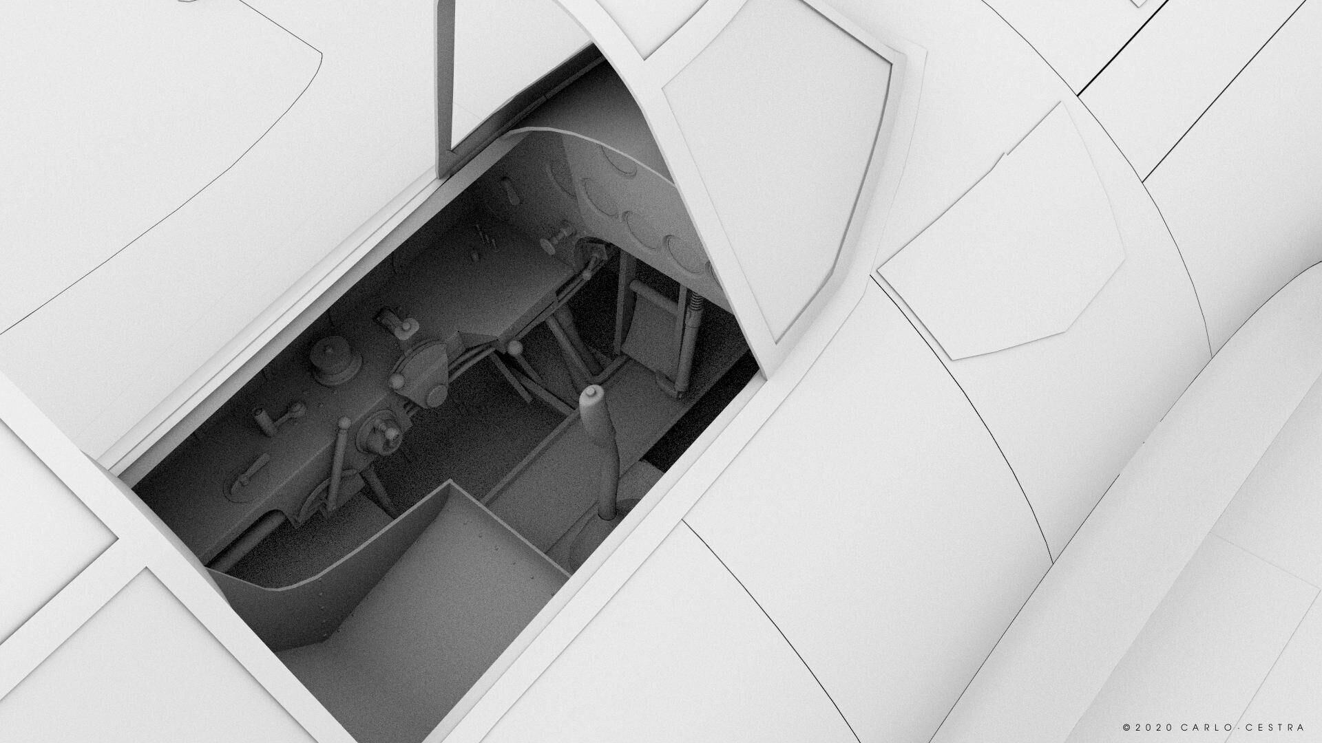 F4F-4 9-GF-7 - Not rigged Low-poly 3D model_46