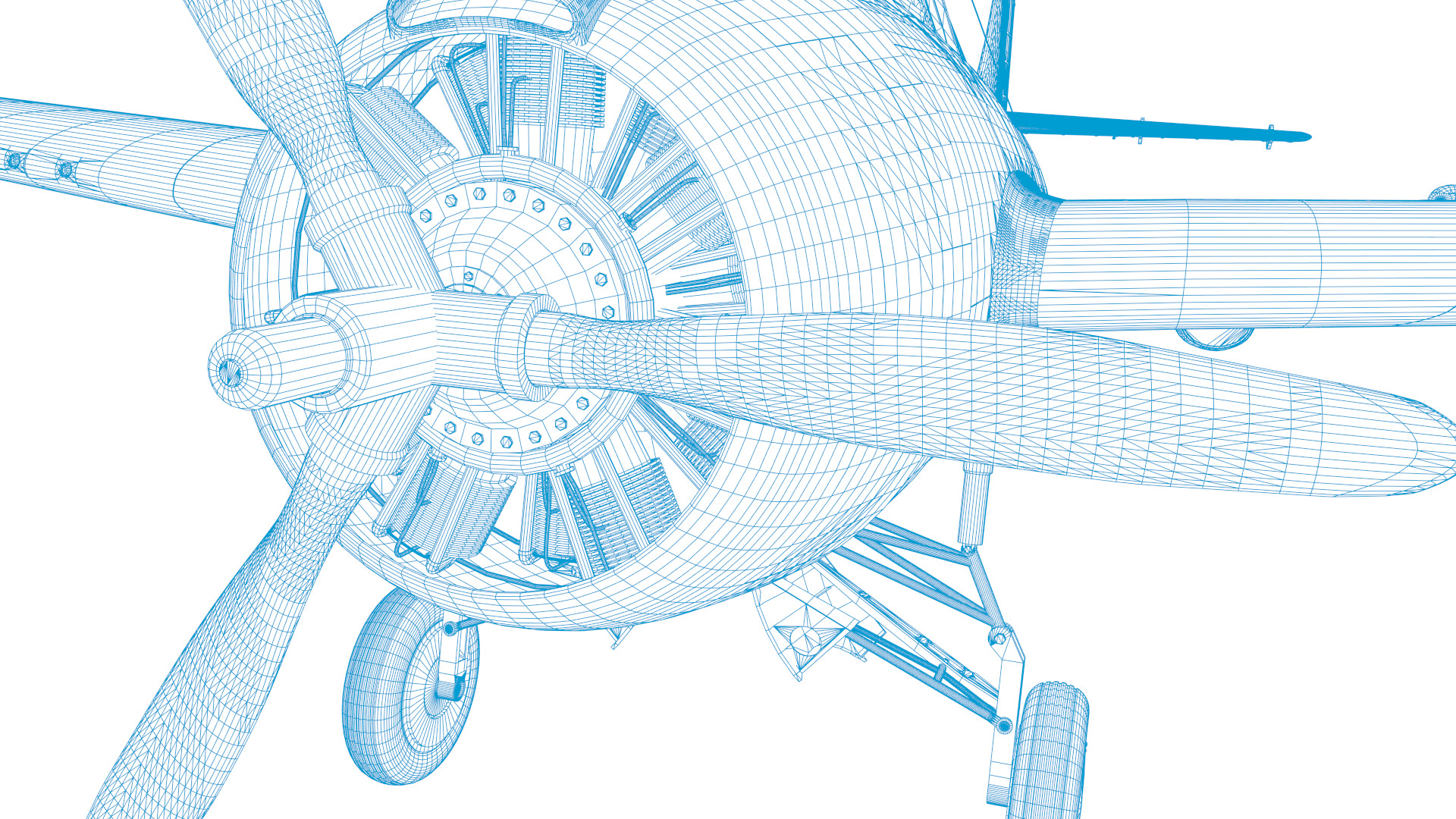 F4F-4 9-GF-7 - Not rigged Low-poly 3D model_72