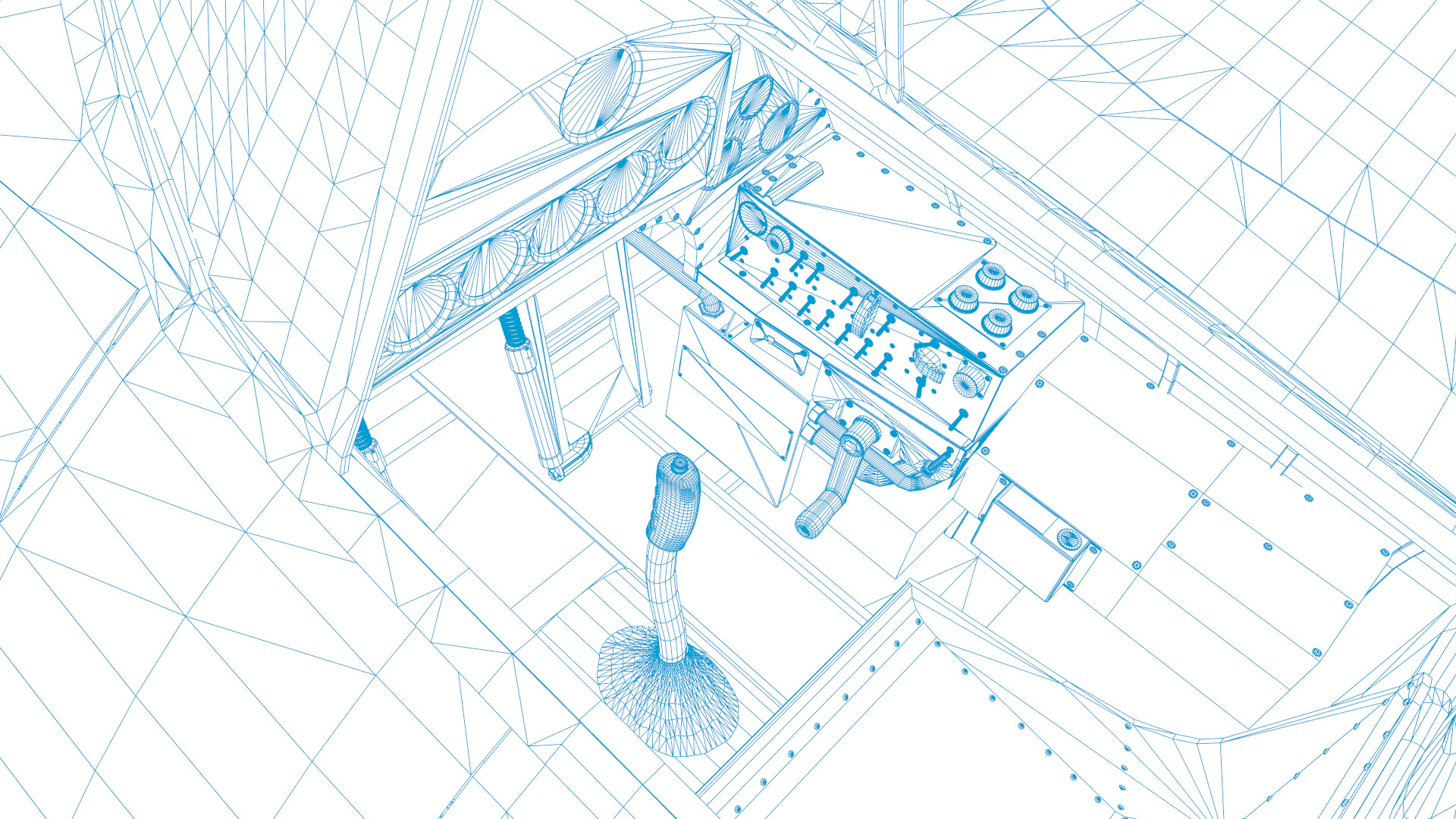 F4F-4 9-GF-7 - Not rigged Low-poly 3D model_79