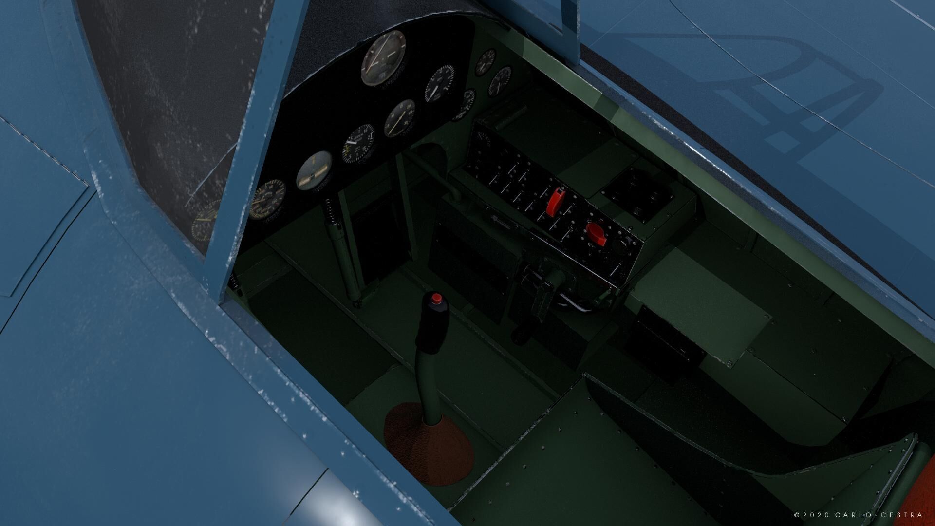 F4F-4 9-GF-7 - Not rigged Low-poly 3D model_18