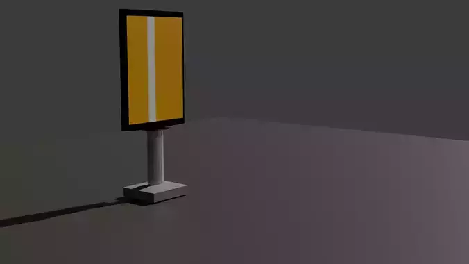 A simple Mupi board for adertisments