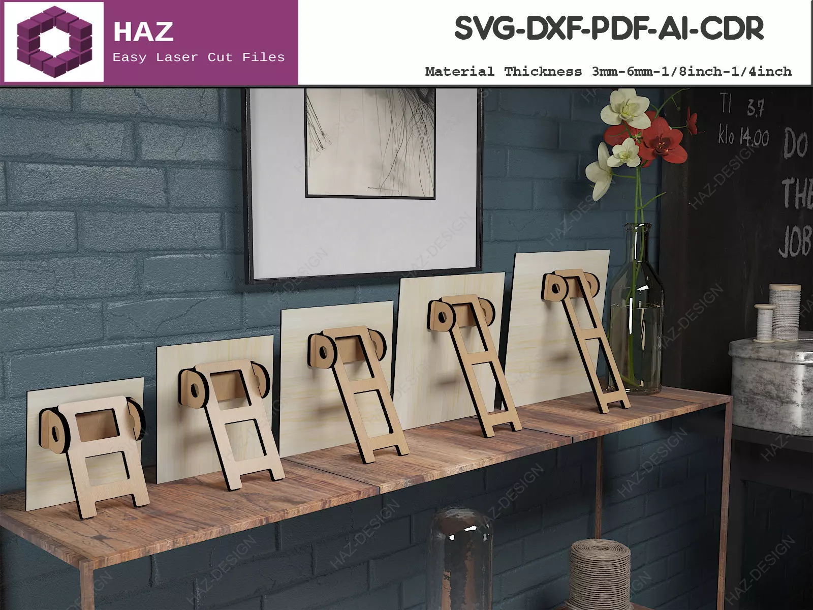 Multi-Size Frame Backs 072 3D print model