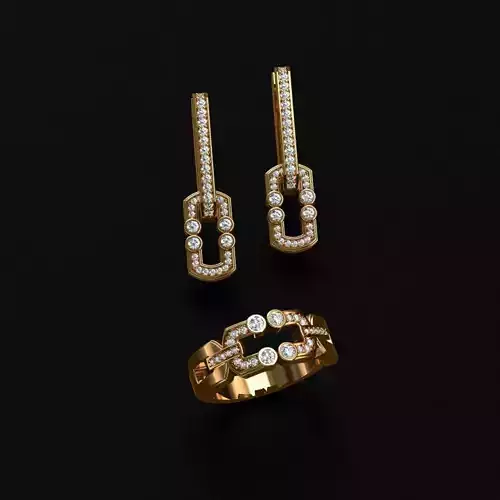 Ring and Earrings
