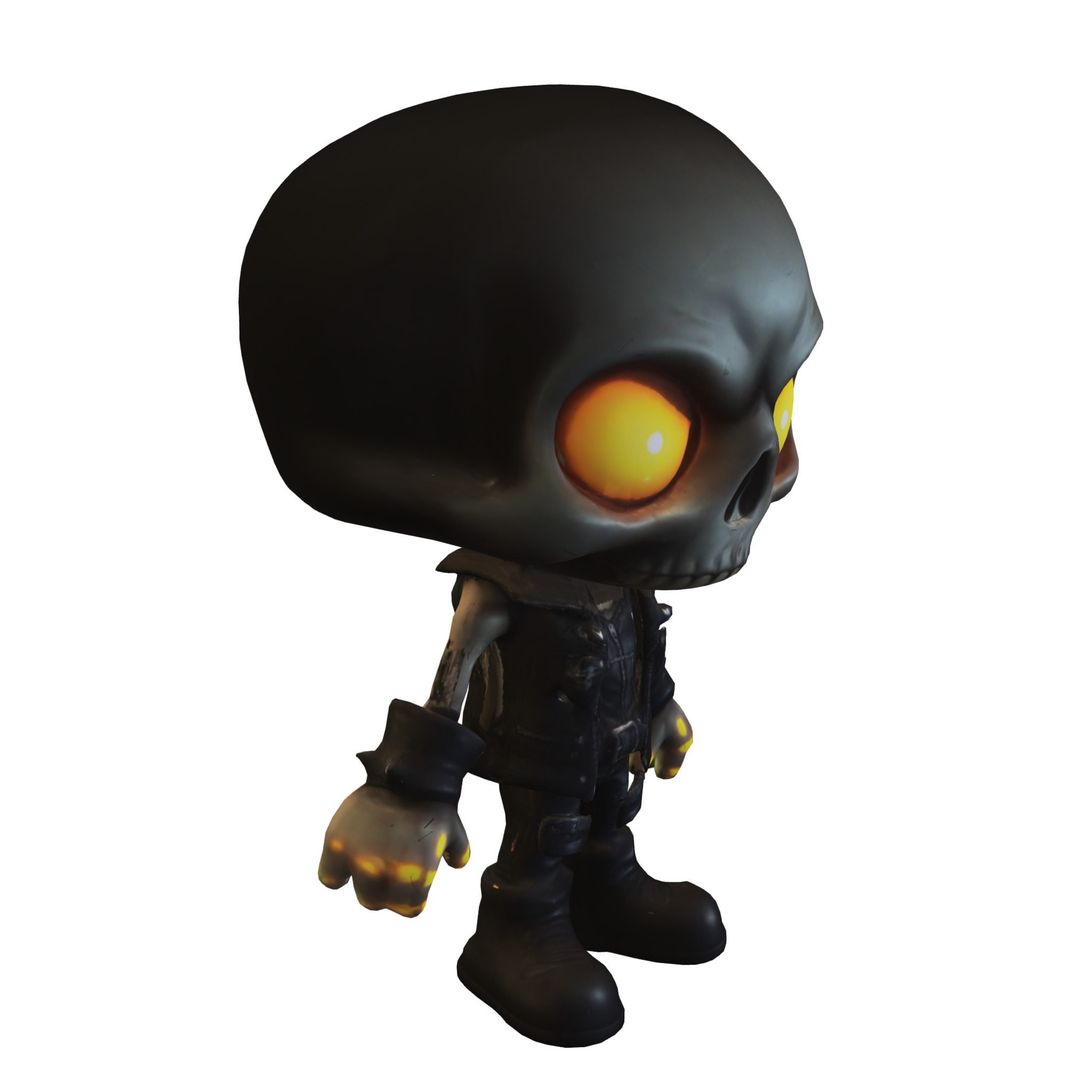 Chibi Skull Rider 3D model_4