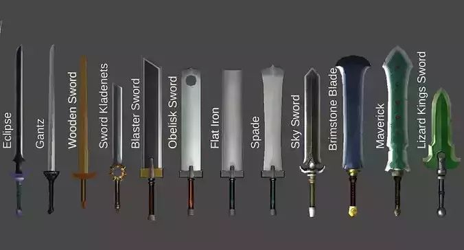 Finite Arms - Bundle Low-poly 3D model