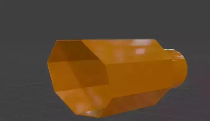 Octagon Exhaust Tip Low-poly 3D model