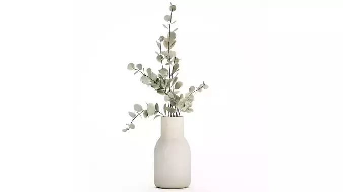 Bouquet Of Dried Flowers From Branches Eucalyptus 528