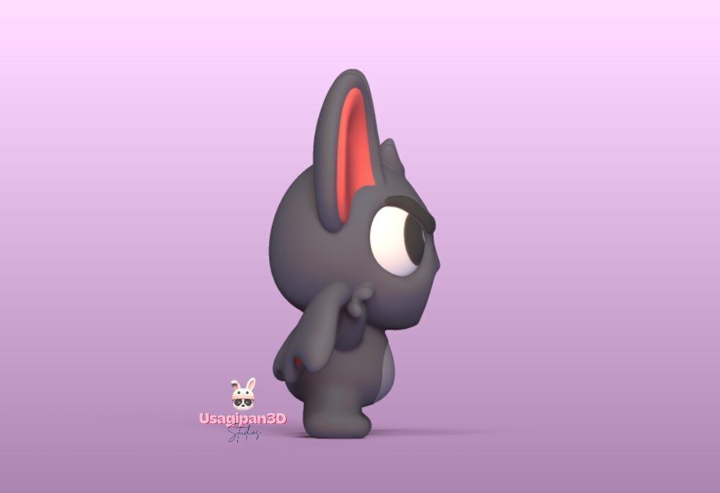 Angry Bat 3D print model_3