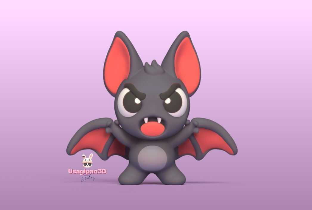 Angry Bat 3D print model_1