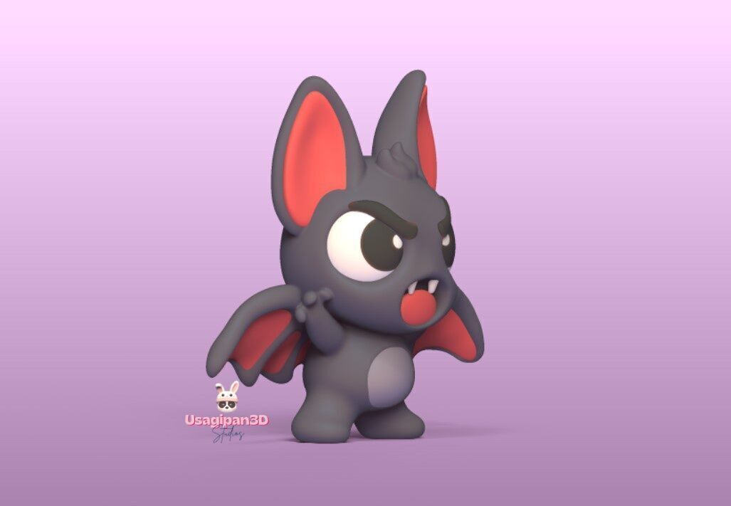 Angry Bat 3D print model_2