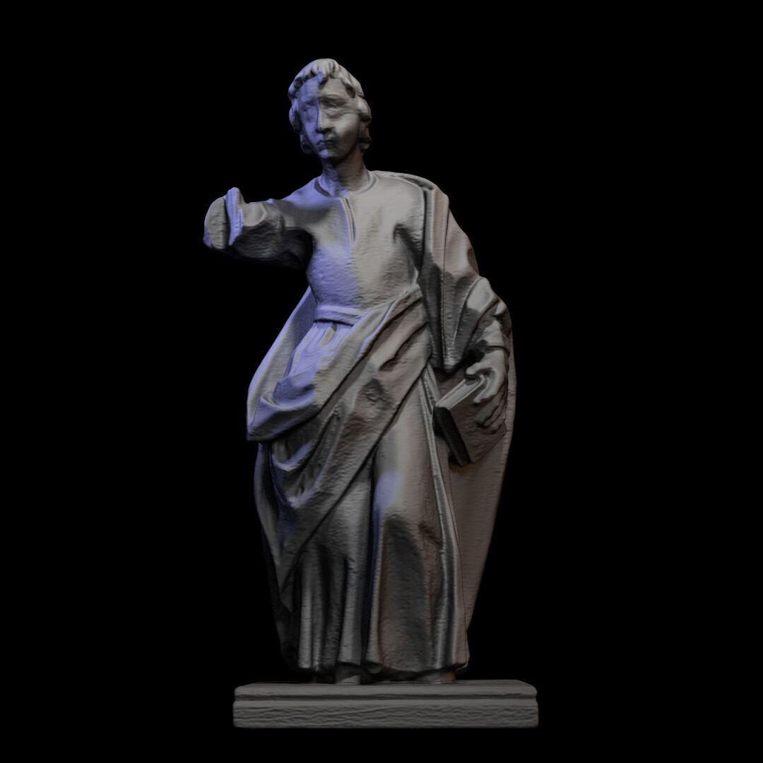 Wooden sculpture 012 3D print model_2