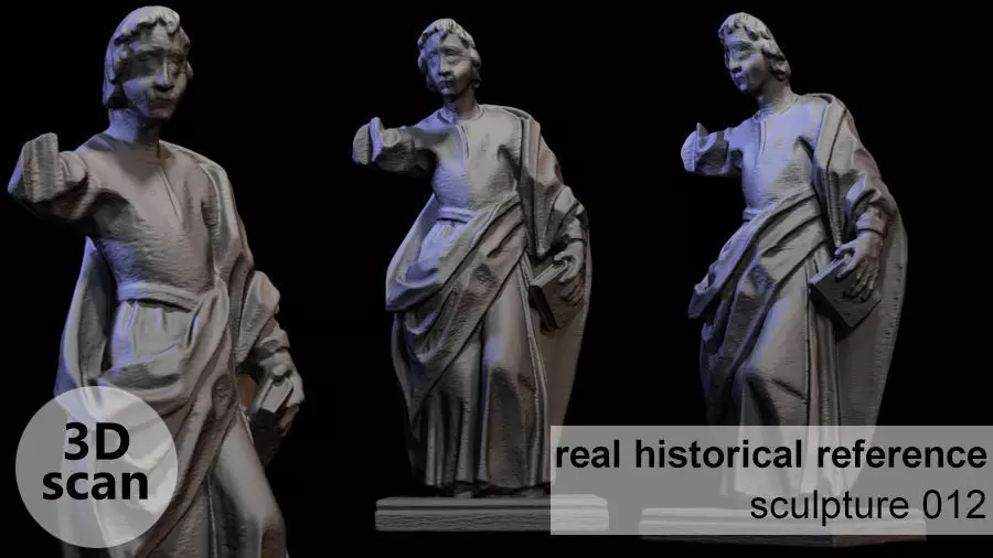 Wooden sculpture 012 3D print model_0