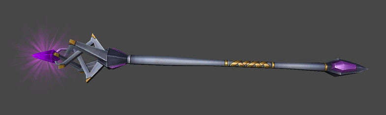 Magic Staff Bundle Low-poly 3D model_11