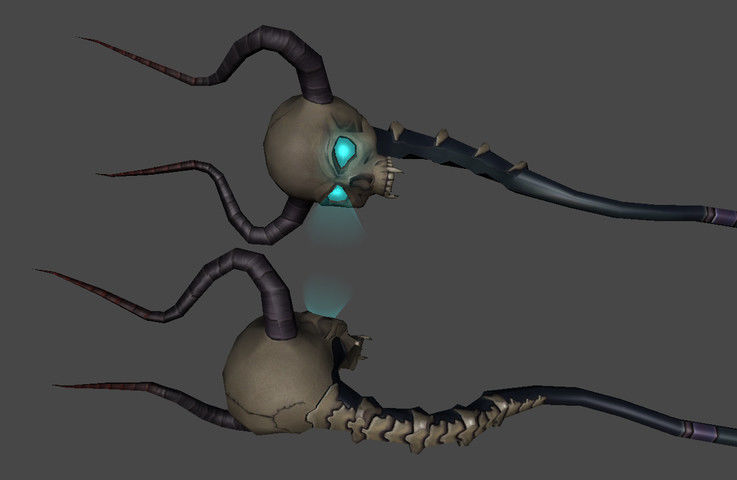 Magic Staff Bundle Low-poly 3D model_12