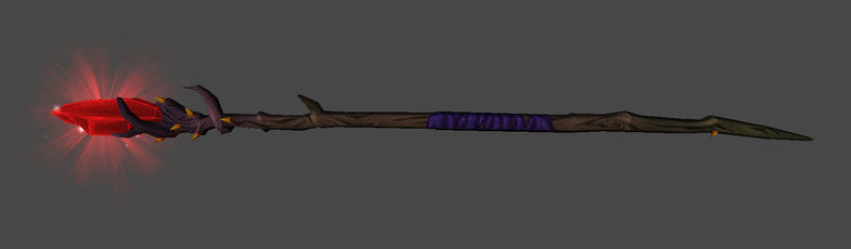 Magic Staff Bundle Low-poly 3D model_9