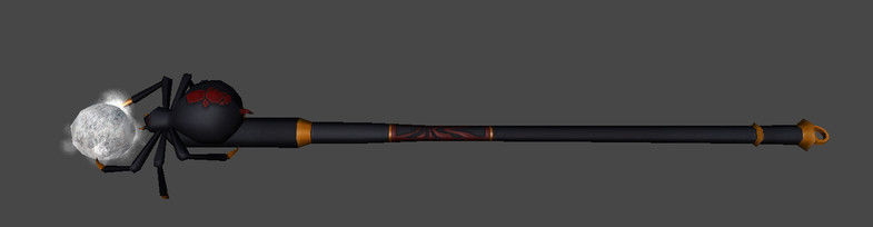 Magic Staff Bundle Low-poly 3D model_8